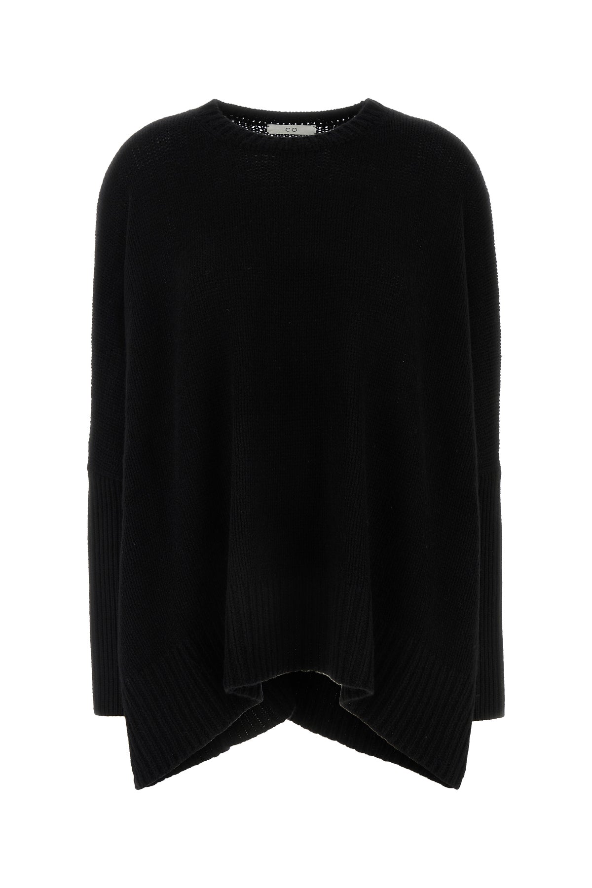 CO Maglione oversize in cashmere nero