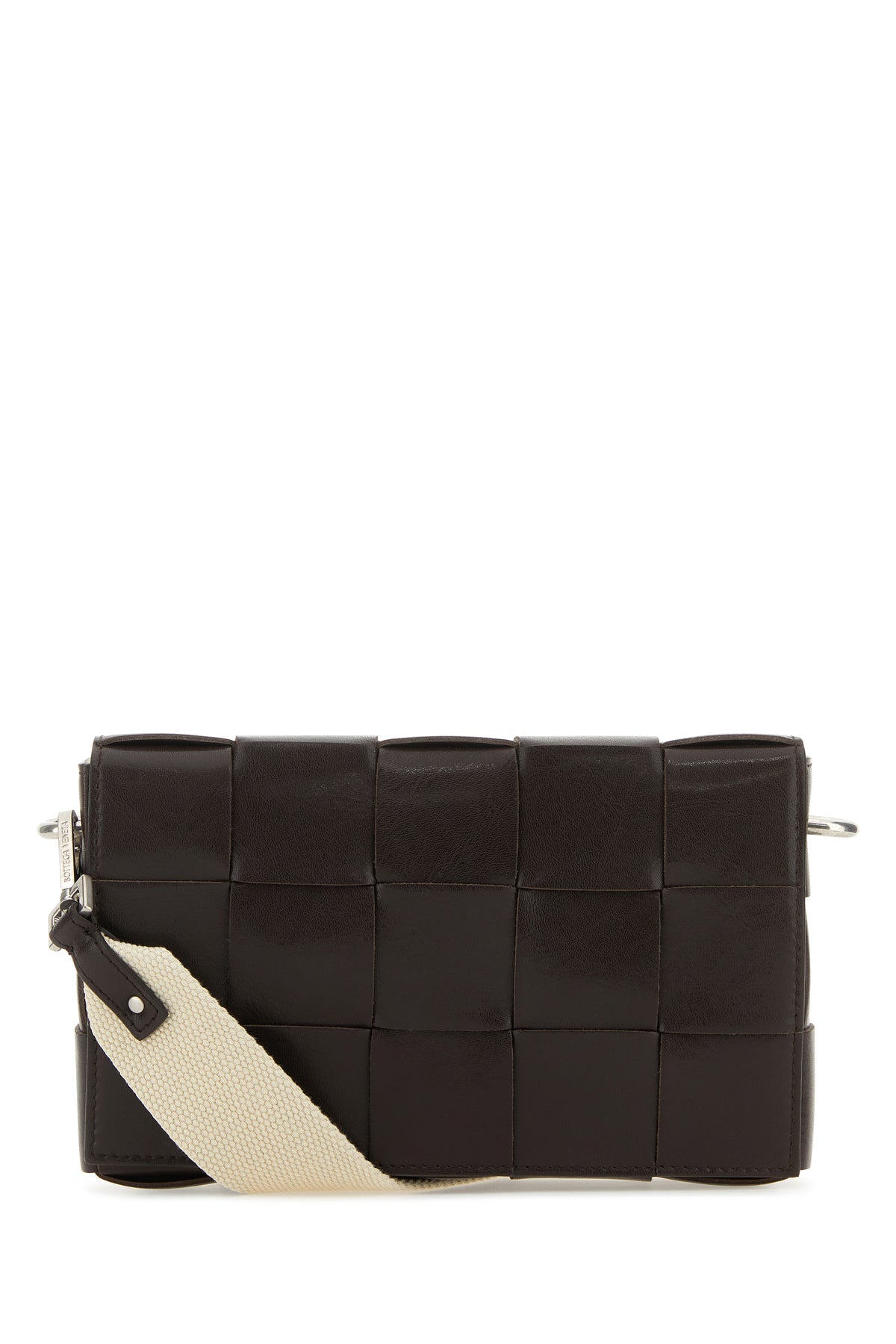Bottega Veneta Borsa a tracolla Cassette in pelle testa di moro