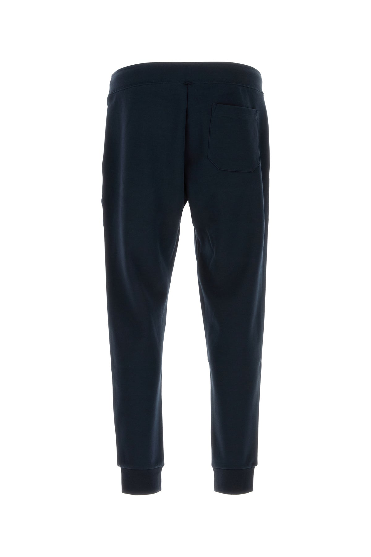 Polo Ralph Lauren Pantalone jogging in misto cotone blu navy, view 2