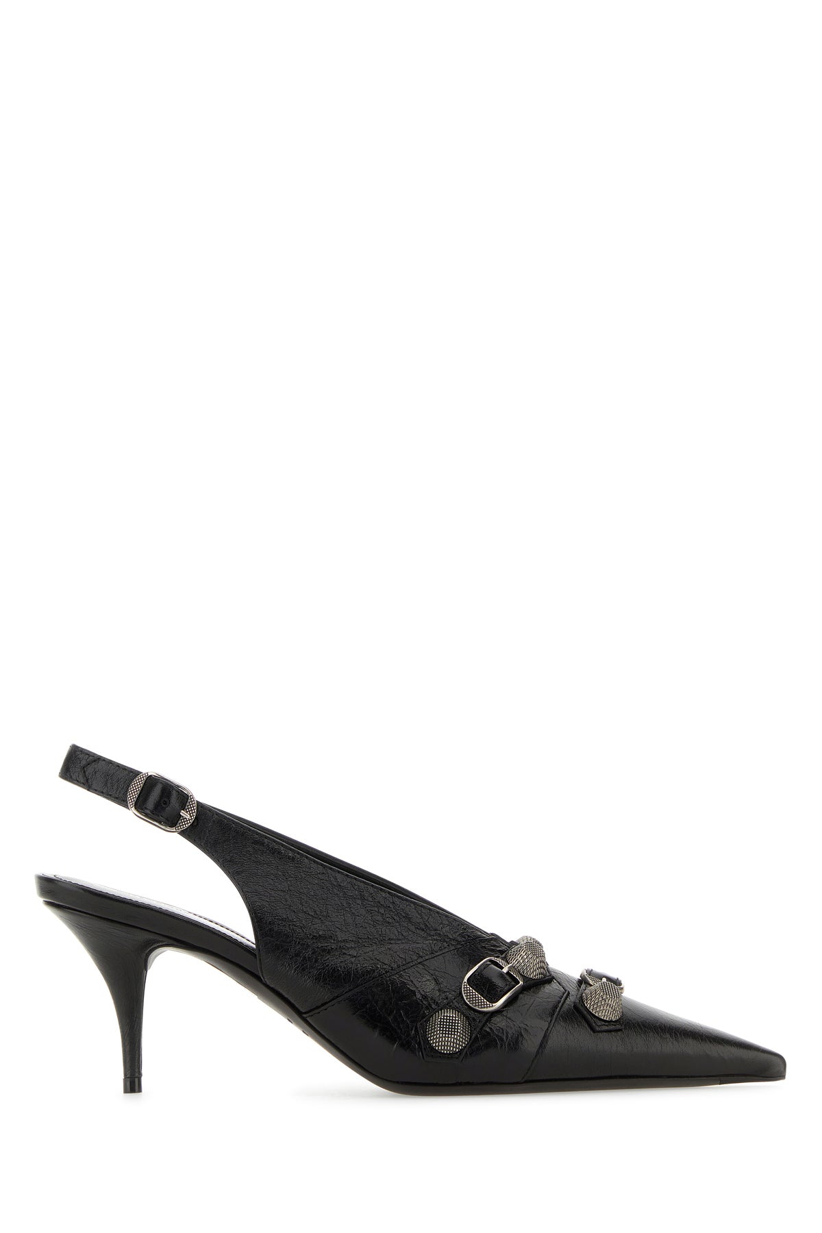 Balenciaga Scarpe con tacco Cagole in pelle nera