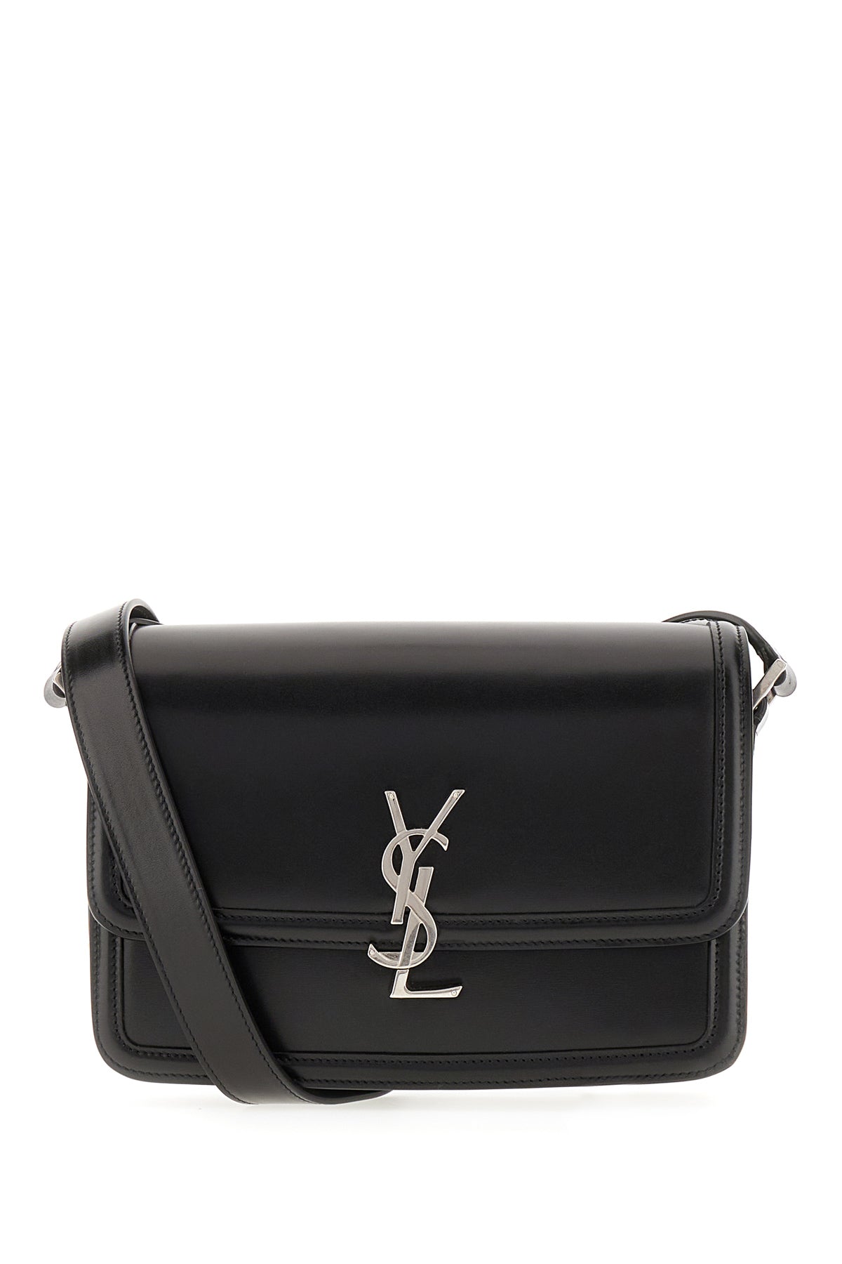 Saint Laurent Borsa a tracolla Solferino media in pelle nera