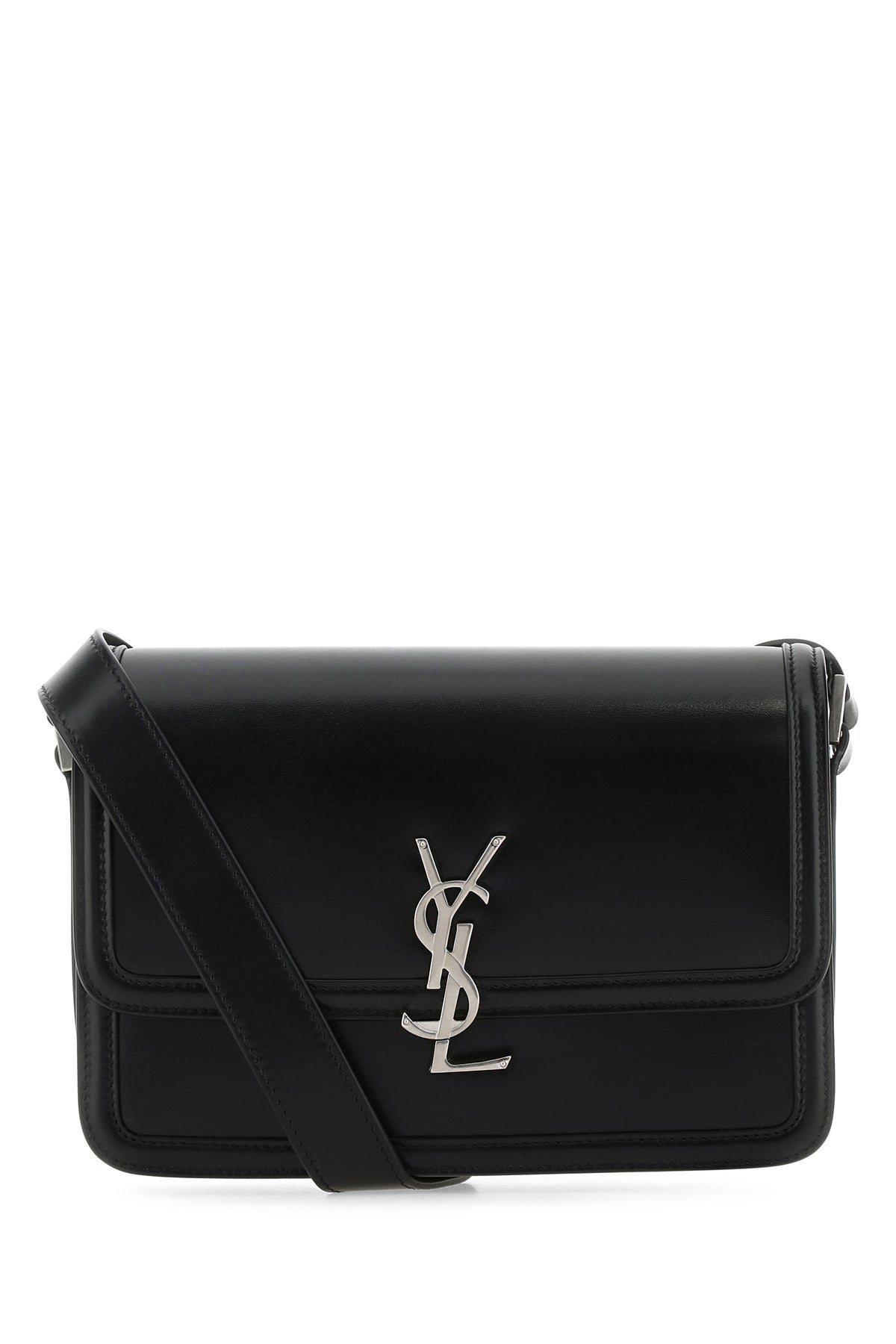 Saint Laurent Borsa a tracolla Solferino in pelle nera