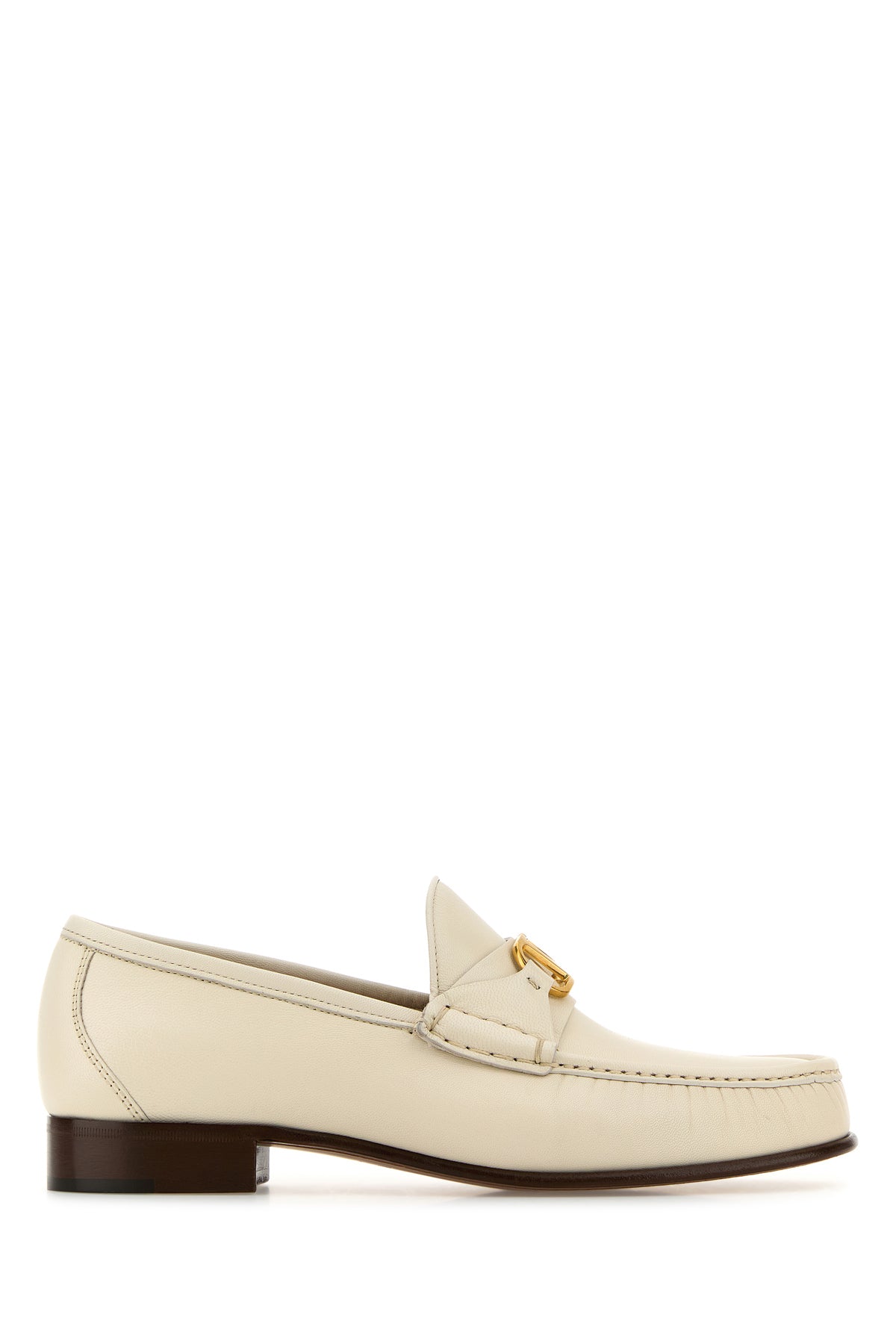 Valentino Garavani Mocassini VLogo Signature in pelle avorio