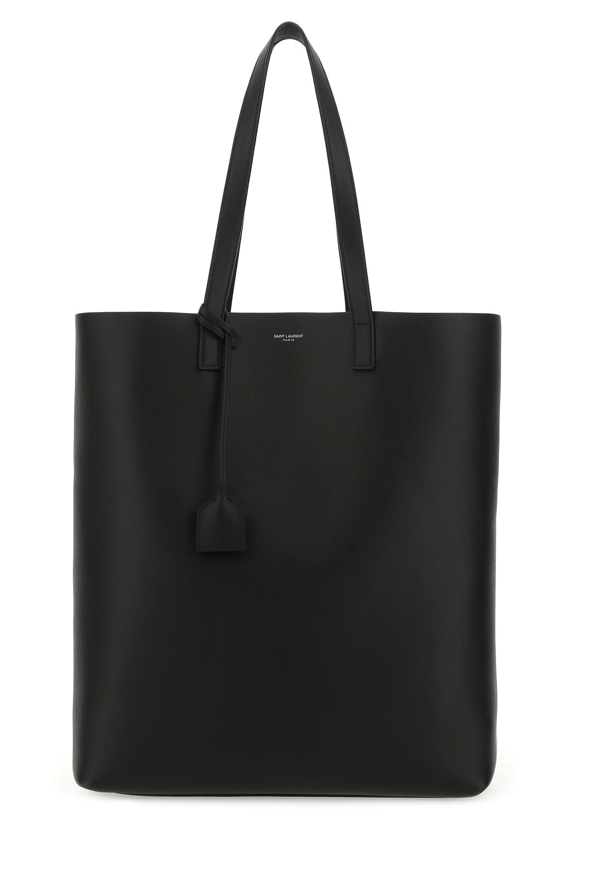 Saint Laurent Borsa shopping Bold in pelle nera