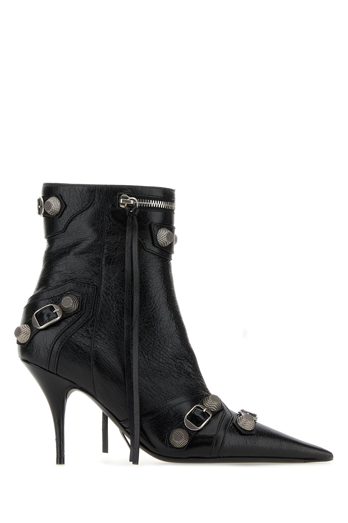 Balenciaga Stivaletti Cagole in pelle nera