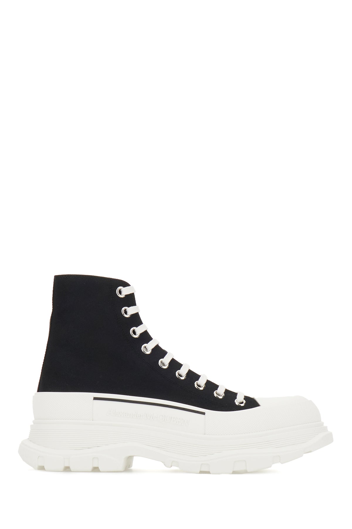 Alexander McQueen Sneakers Tread Slick in tela nera