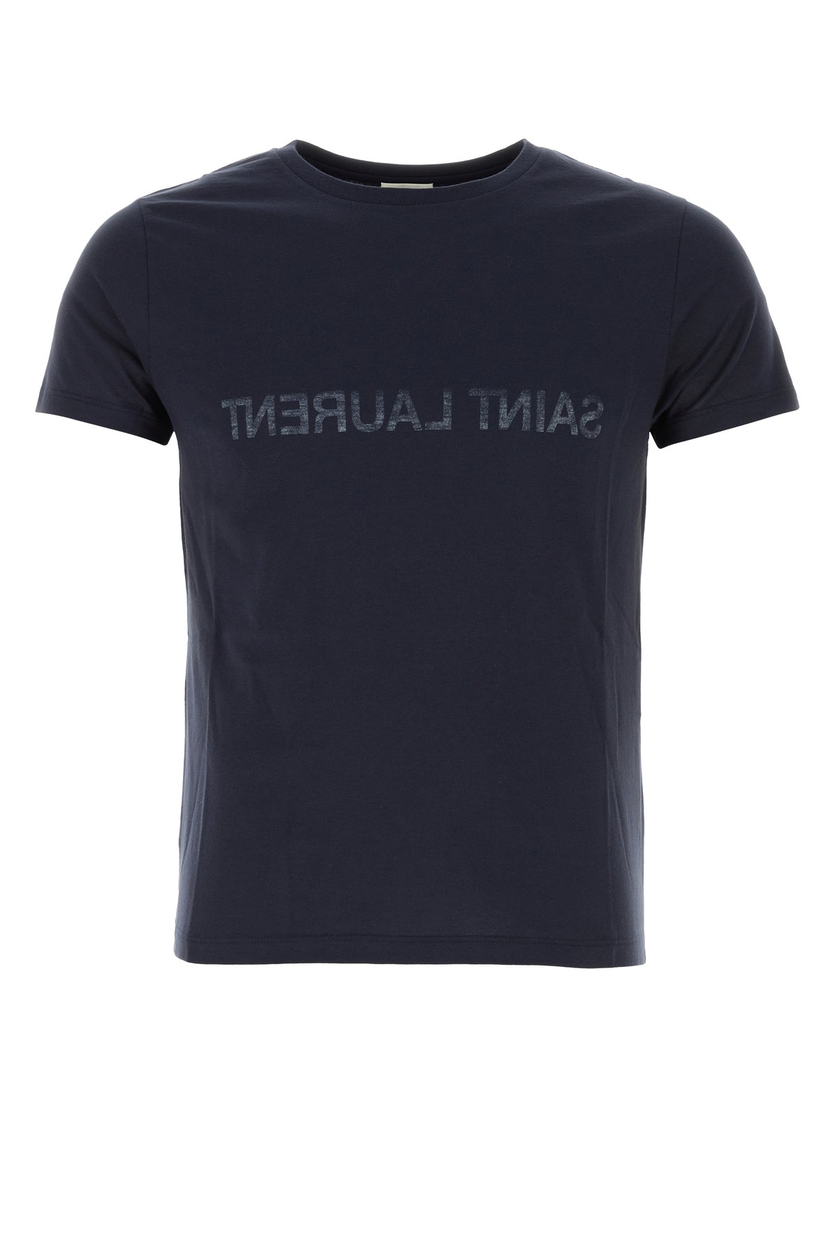 Saint Laurent T-shirt in cotone blu navy