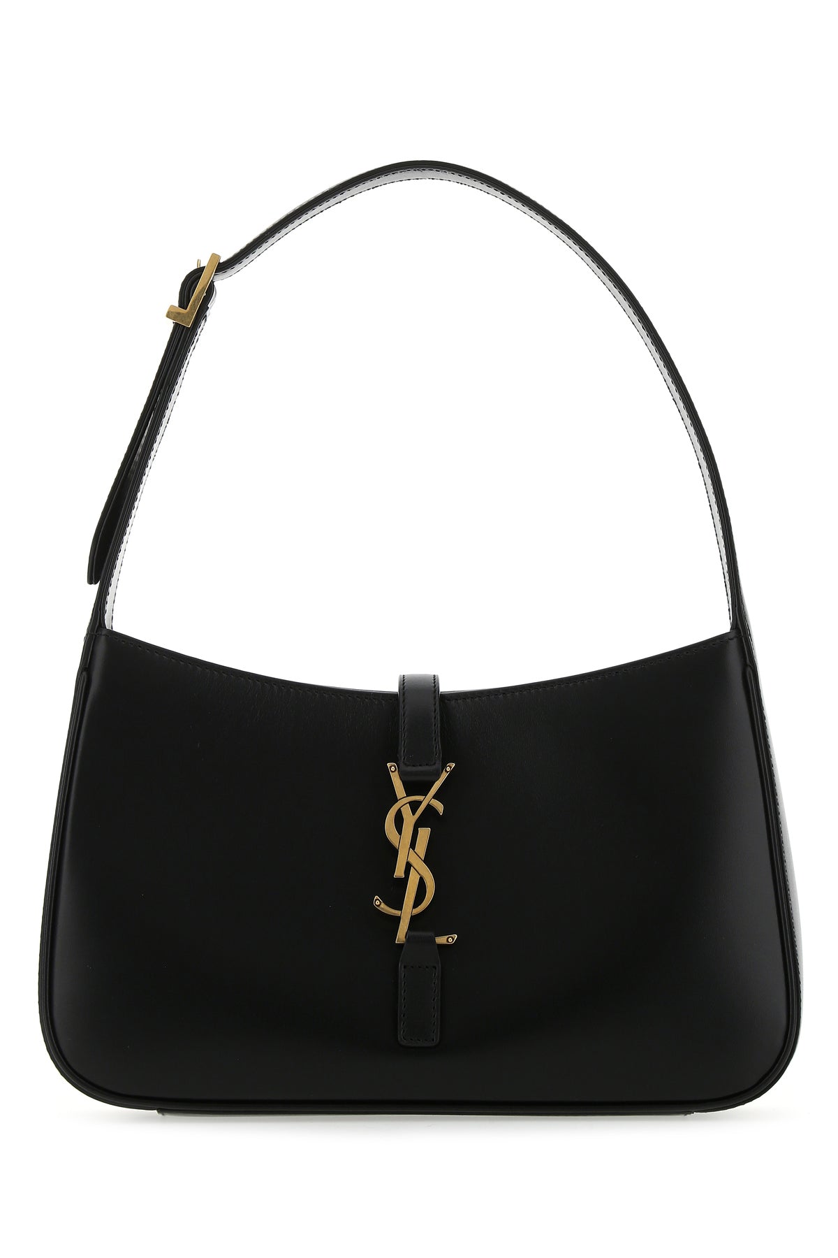 Saint Laurent Borsa a spalla Le 5 à 7 in pelle nera
