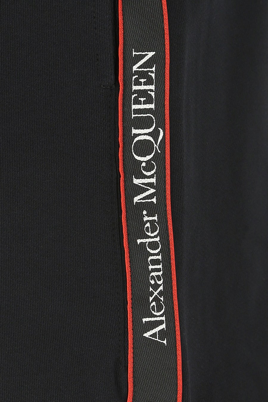 Alexander McQueen Bermuda in cotone nero, view 3