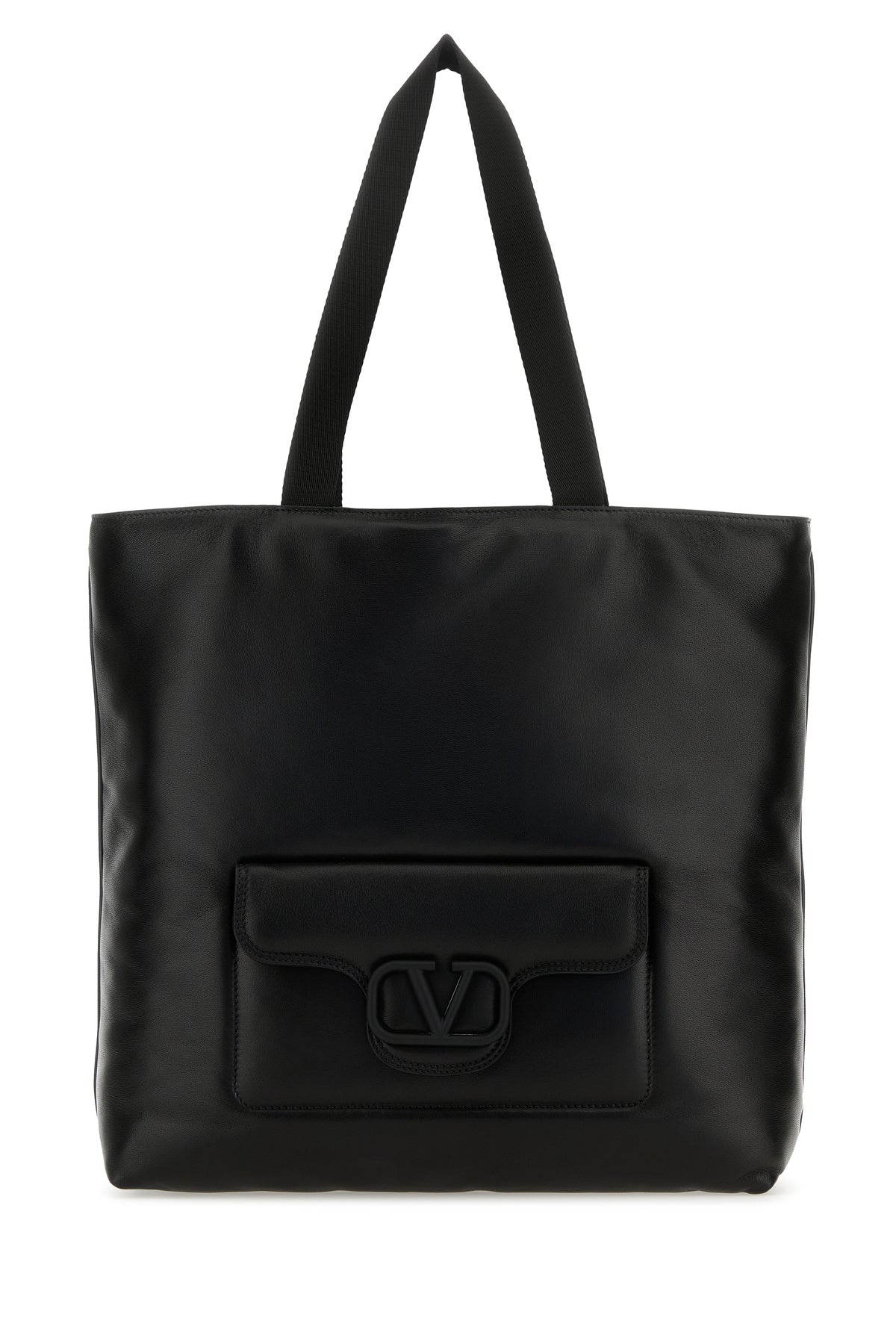 Valentino Garavani Borsa shopping Valentino Garavani Noir in nappa nera