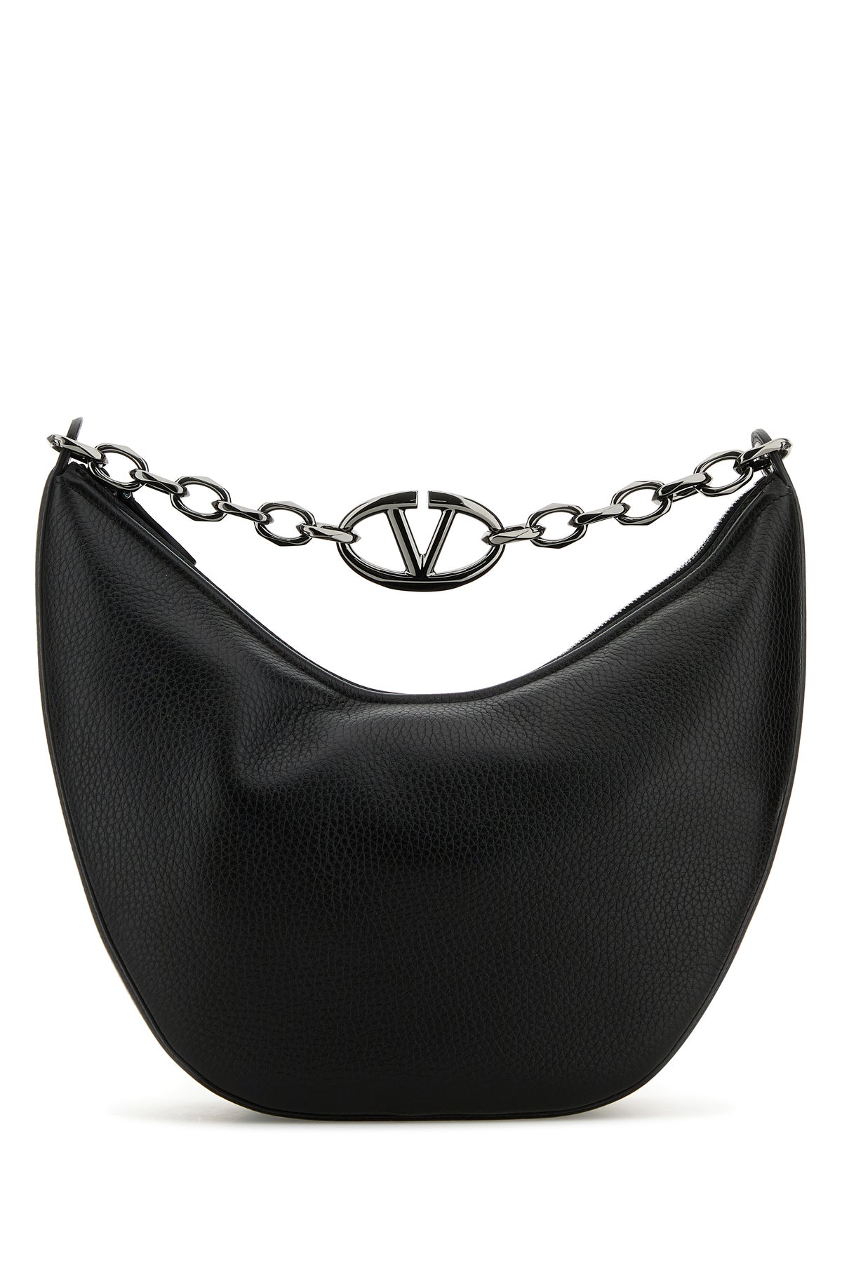 Valentino Garavani Borsa a spalla Hobo VLogo Moon in pelle nera