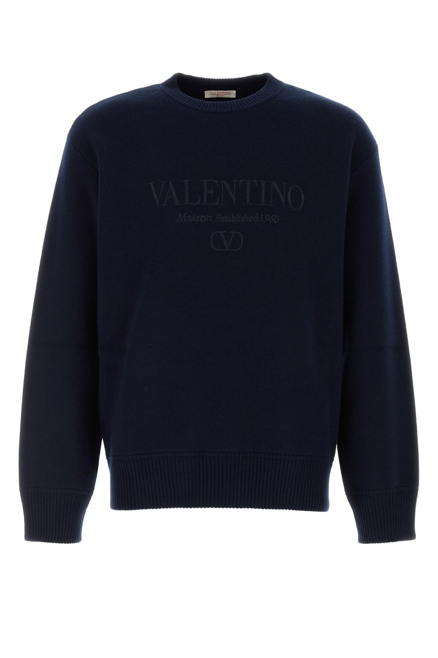 Valentino Garavani Maglione in lana blu scuro