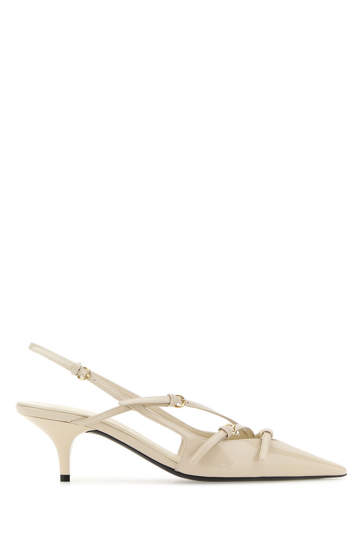Miu Miu Scarpe con tacco in pelle avorio