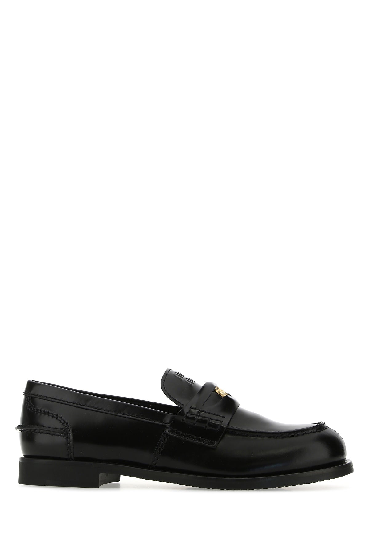 Miu Miu Mocassini in pelle nera