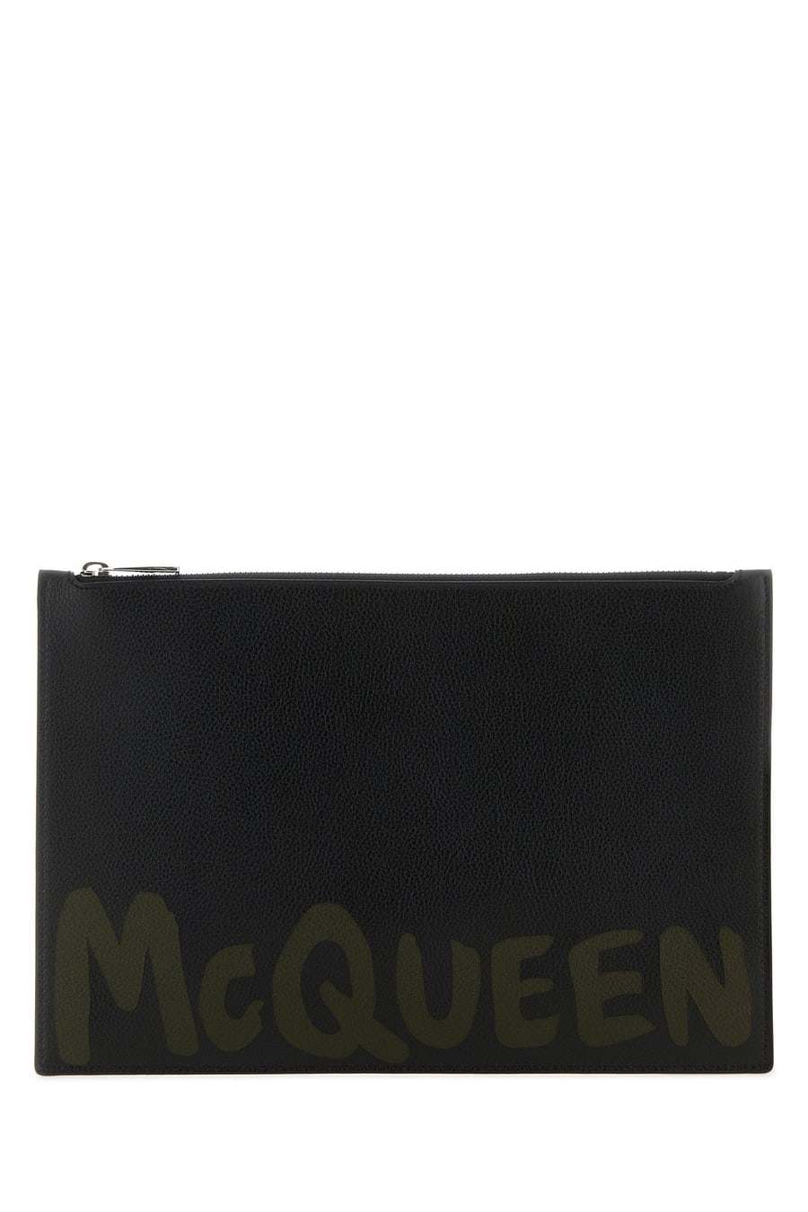 Alexander McQueen Clutch in pelle nera