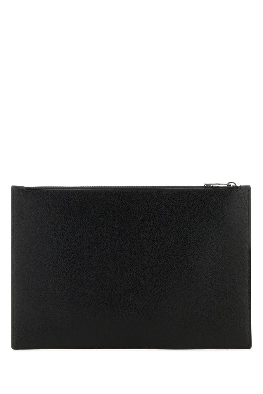 Alexander McQueen Clutch in pelle nera, view 3
