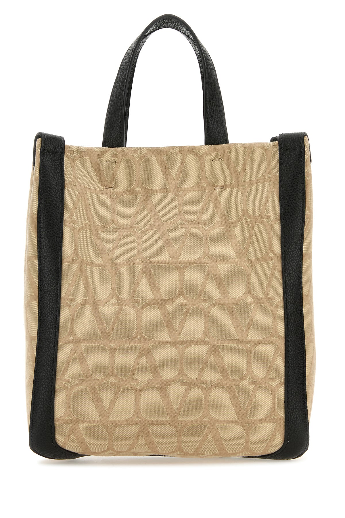 Valentino Garavani Borsa shopping in Toile Iconographe beige