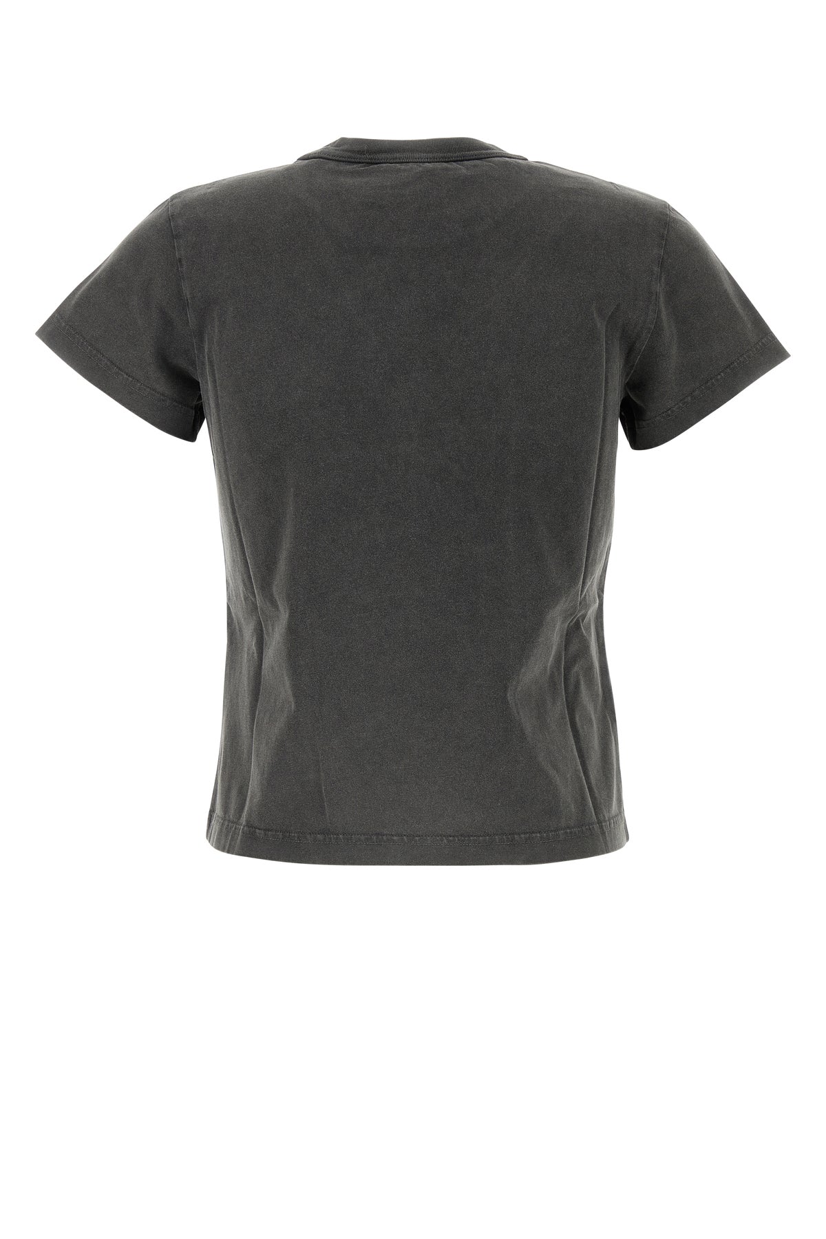 T BY ALEXANDER WANG T-shirt in cotone grigio scuro, view 2