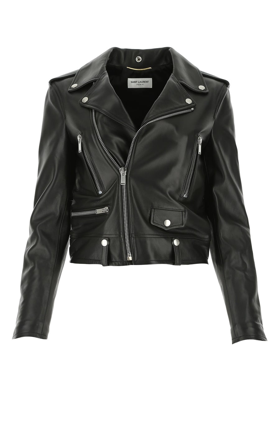 Saint Laurent Giacca in nappa nera