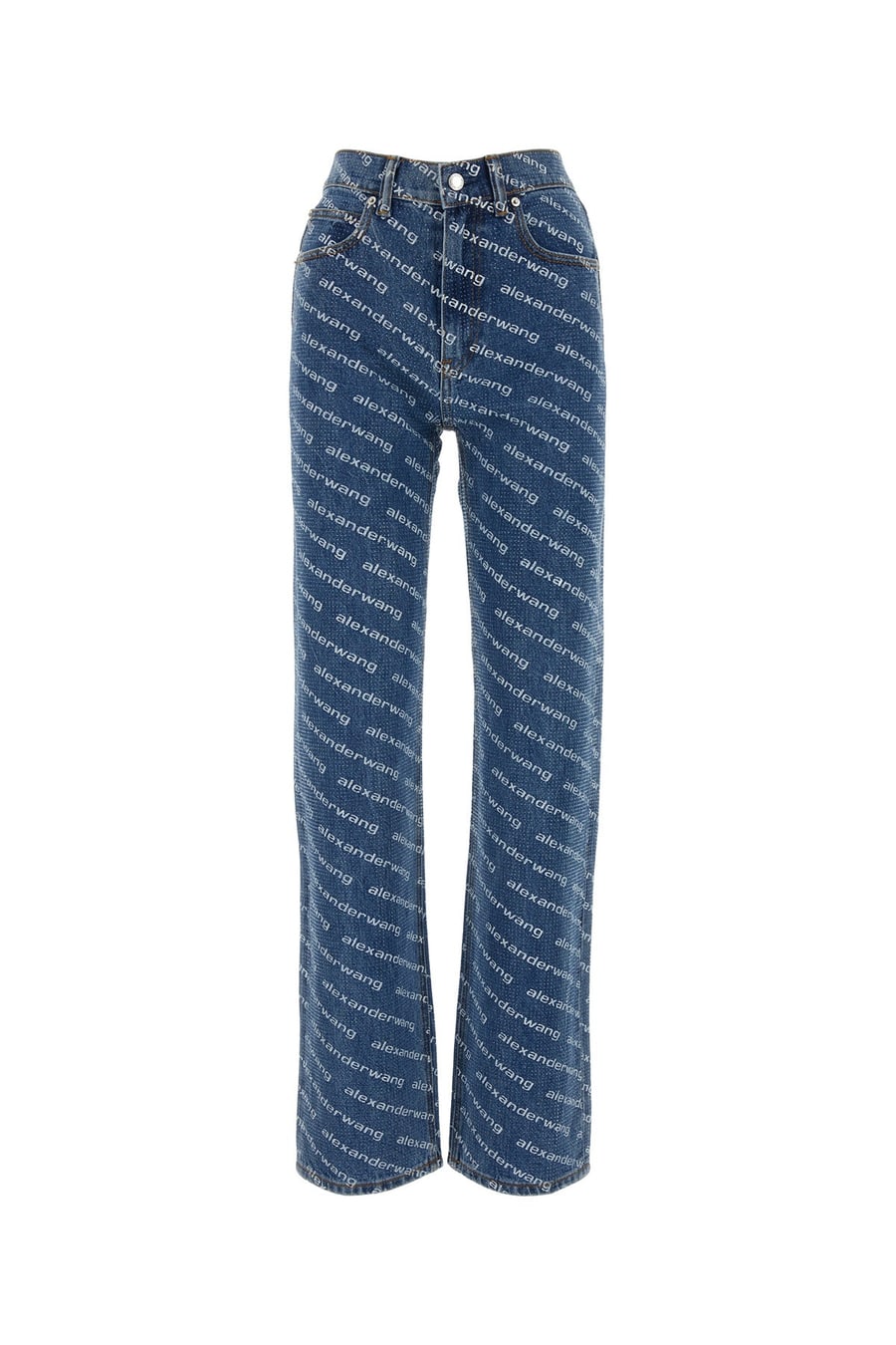 ALEXANDER WANG Jeans in denim stampato