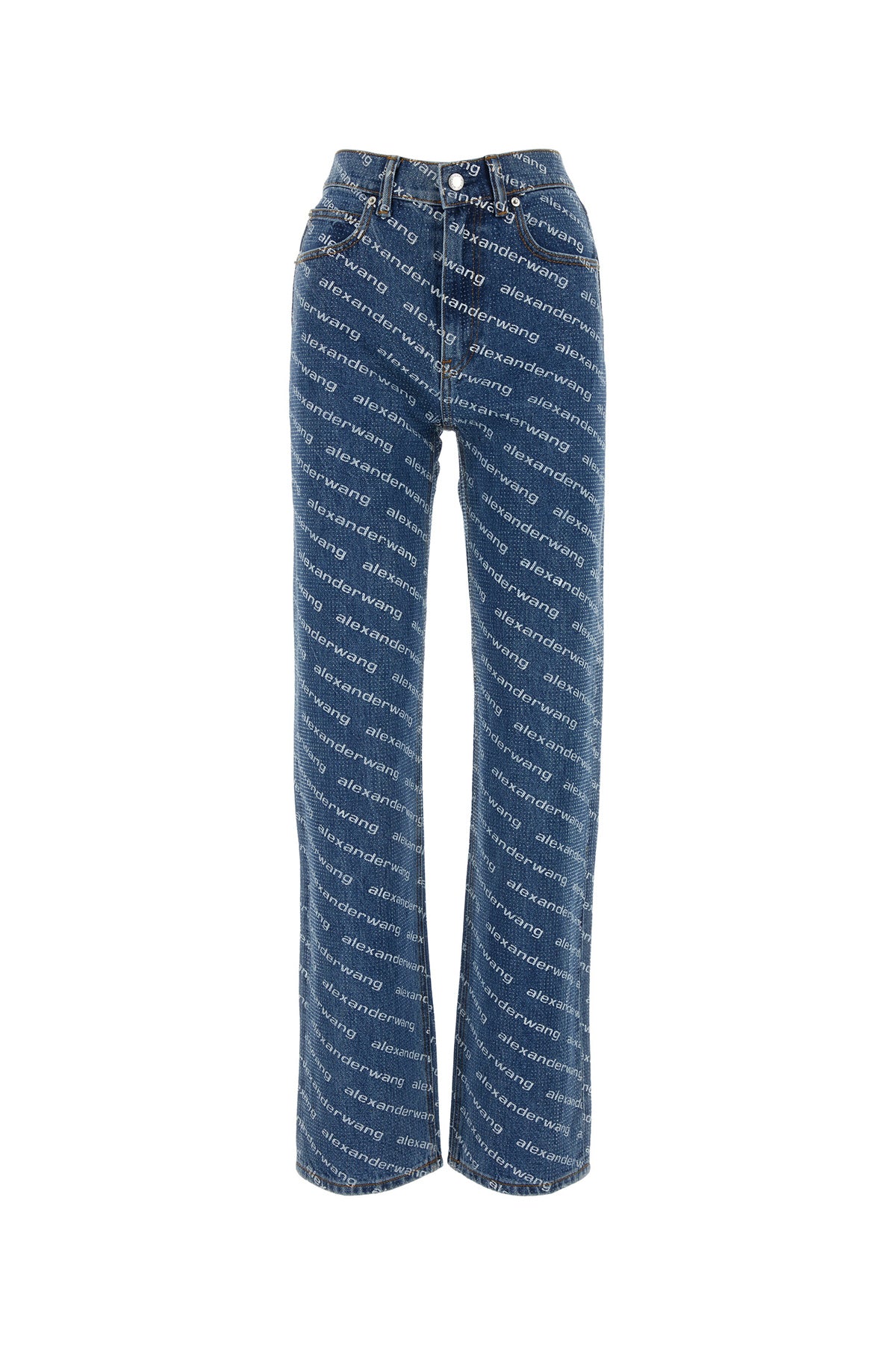 ALEXANDER WANG Jeans in denim stampato