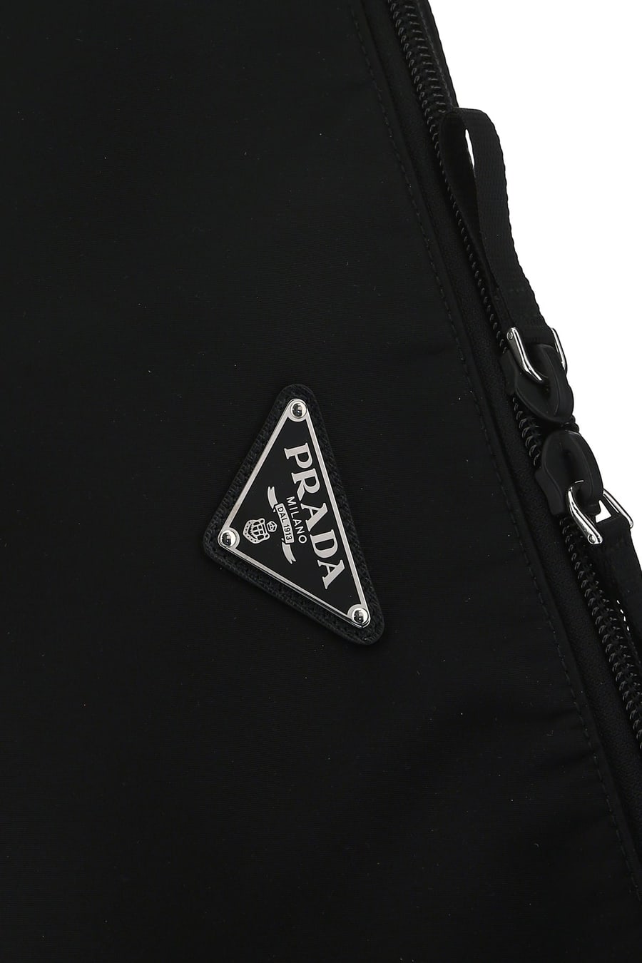Prada Sacca portasci in Re-Nylon nero, view 3