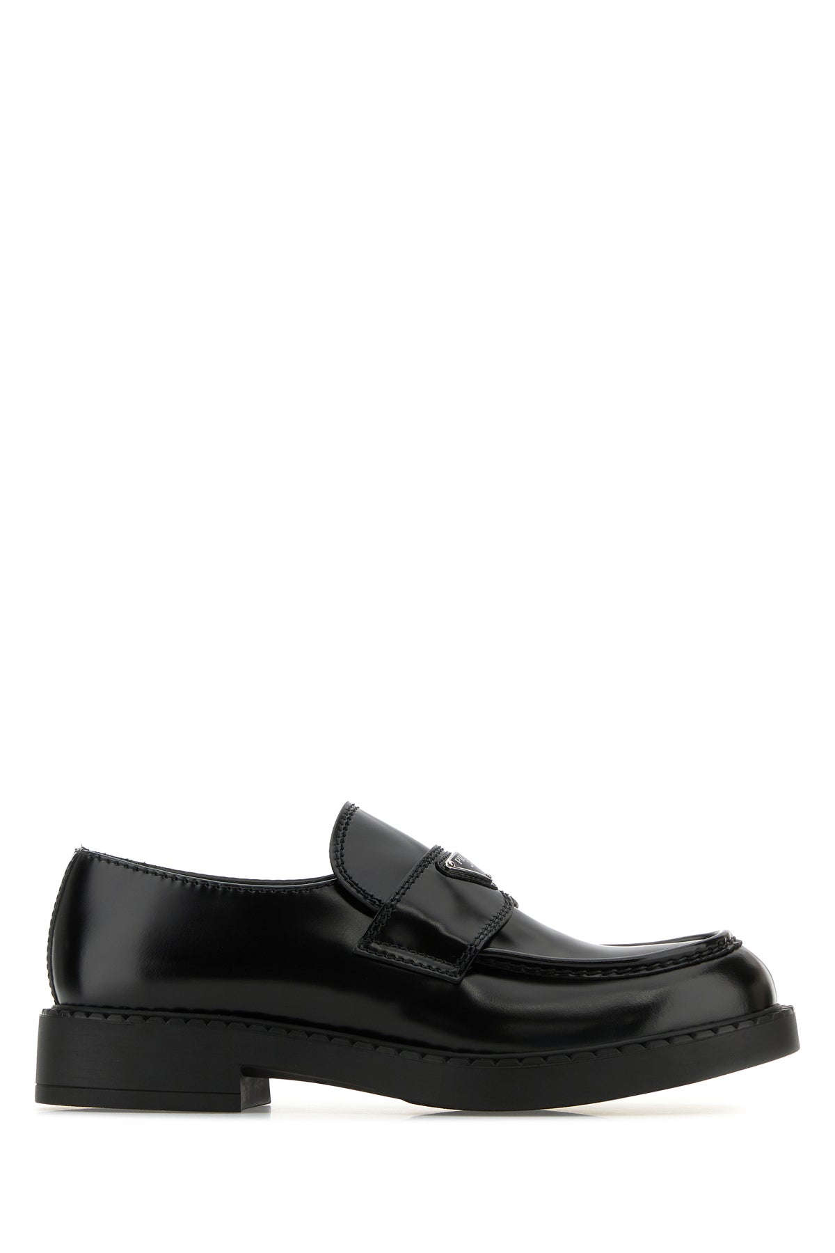 Prada Mocassini Chocolate in pelle nera