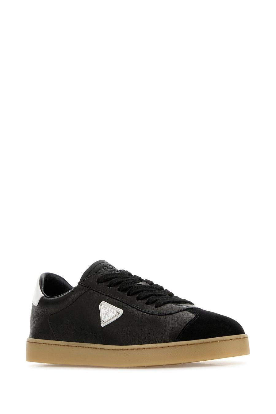 Prada Sneakers in nappa nera, view 2