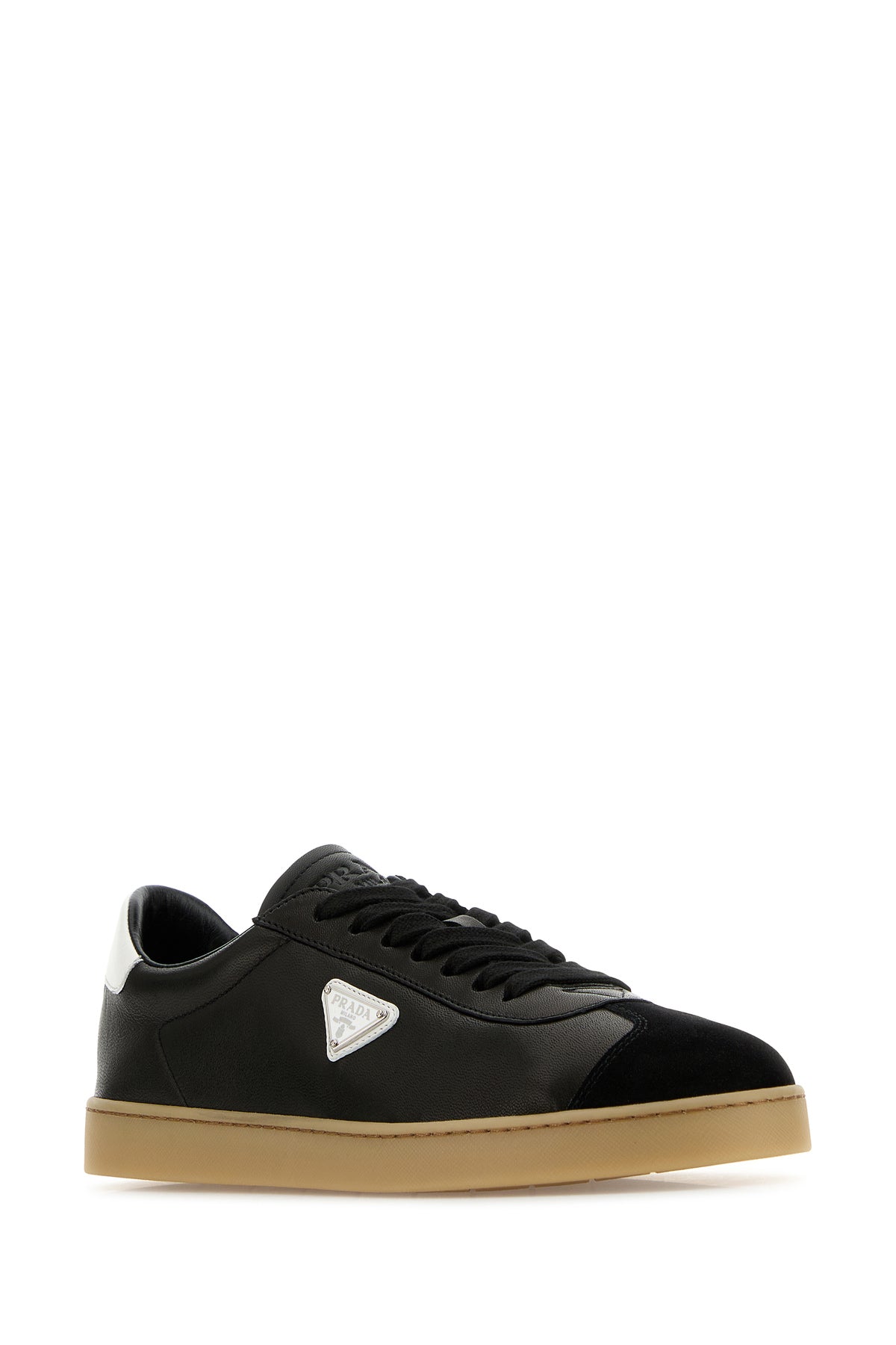 Prada Sneakers in nappa nera, view 2