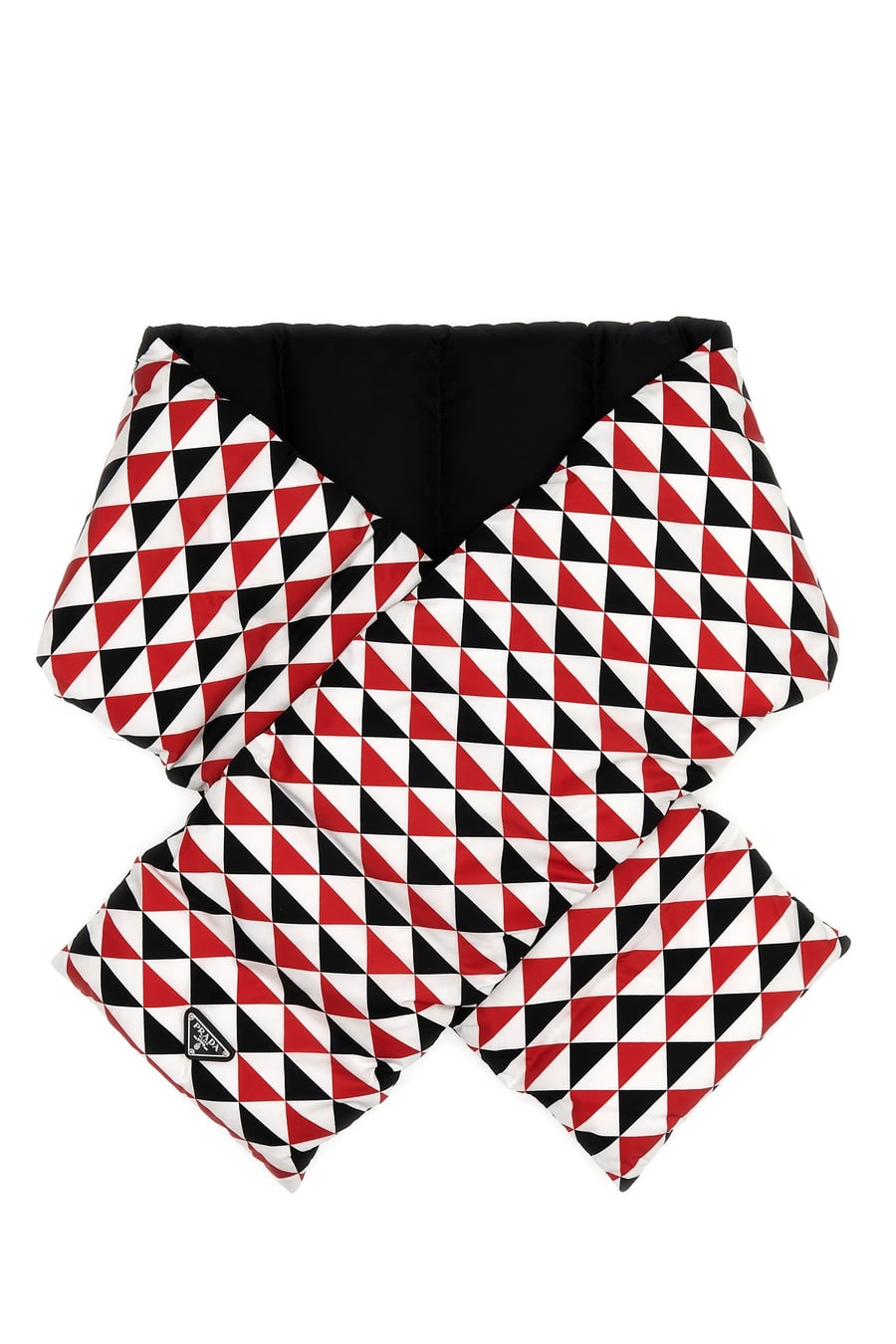 Prada Sciarpa imbottita in Re-Nylon stampato