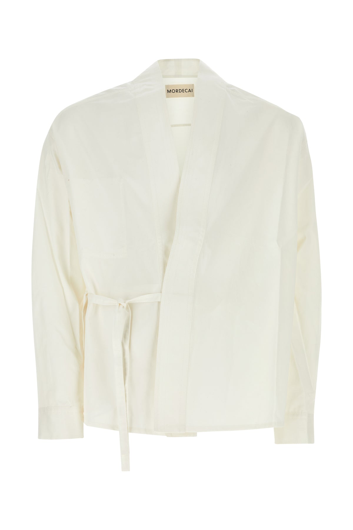 MORDECAI Camicia in popeline bianco