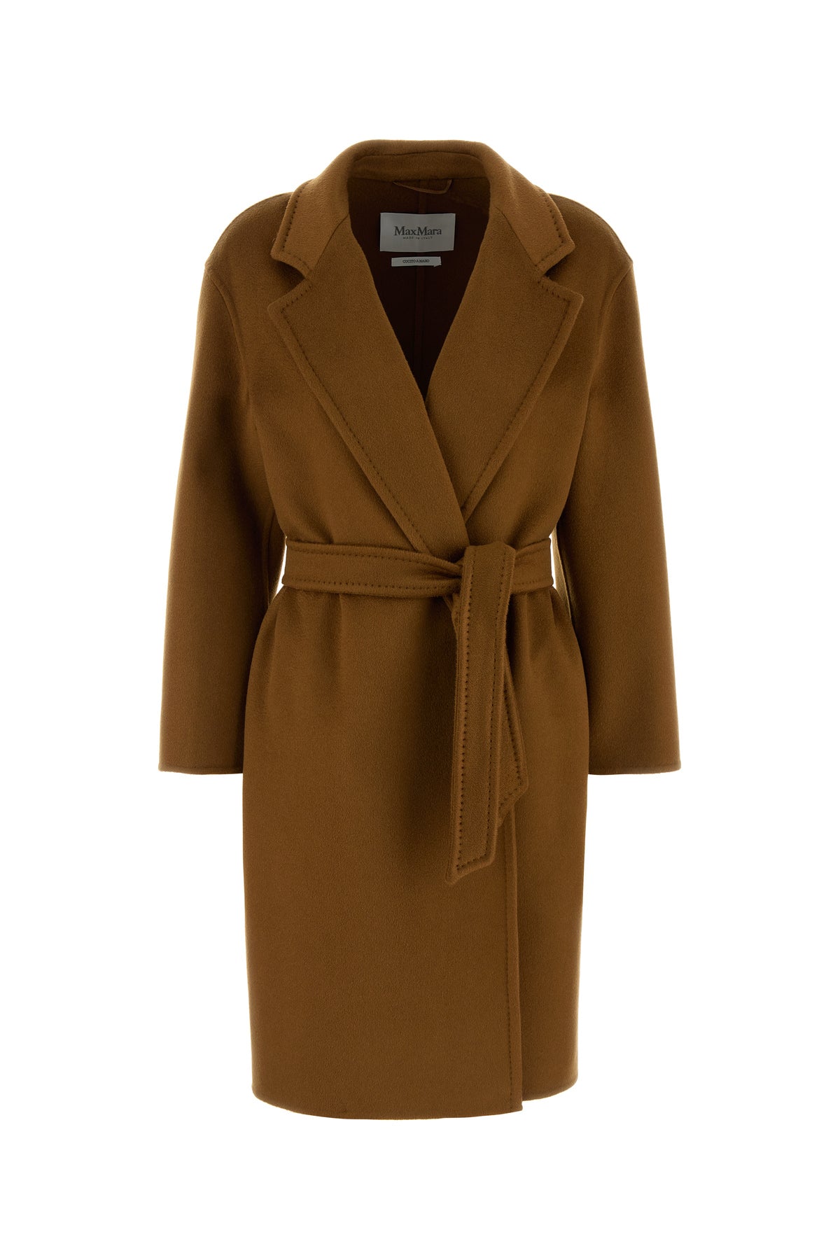 Max Mara Cappotto Melinda in cashmere marrone