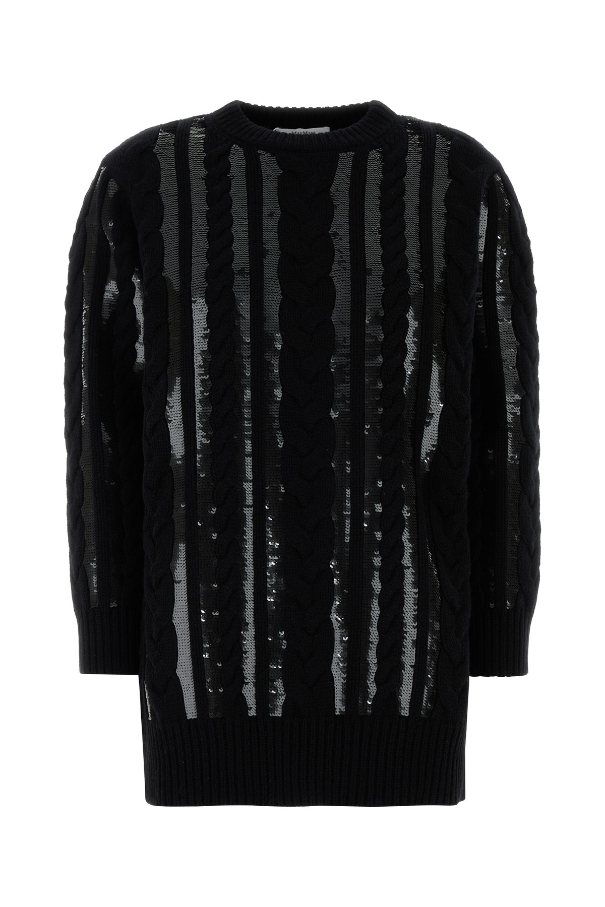 Max Mara Abito maglione Mambo in misto lana nera