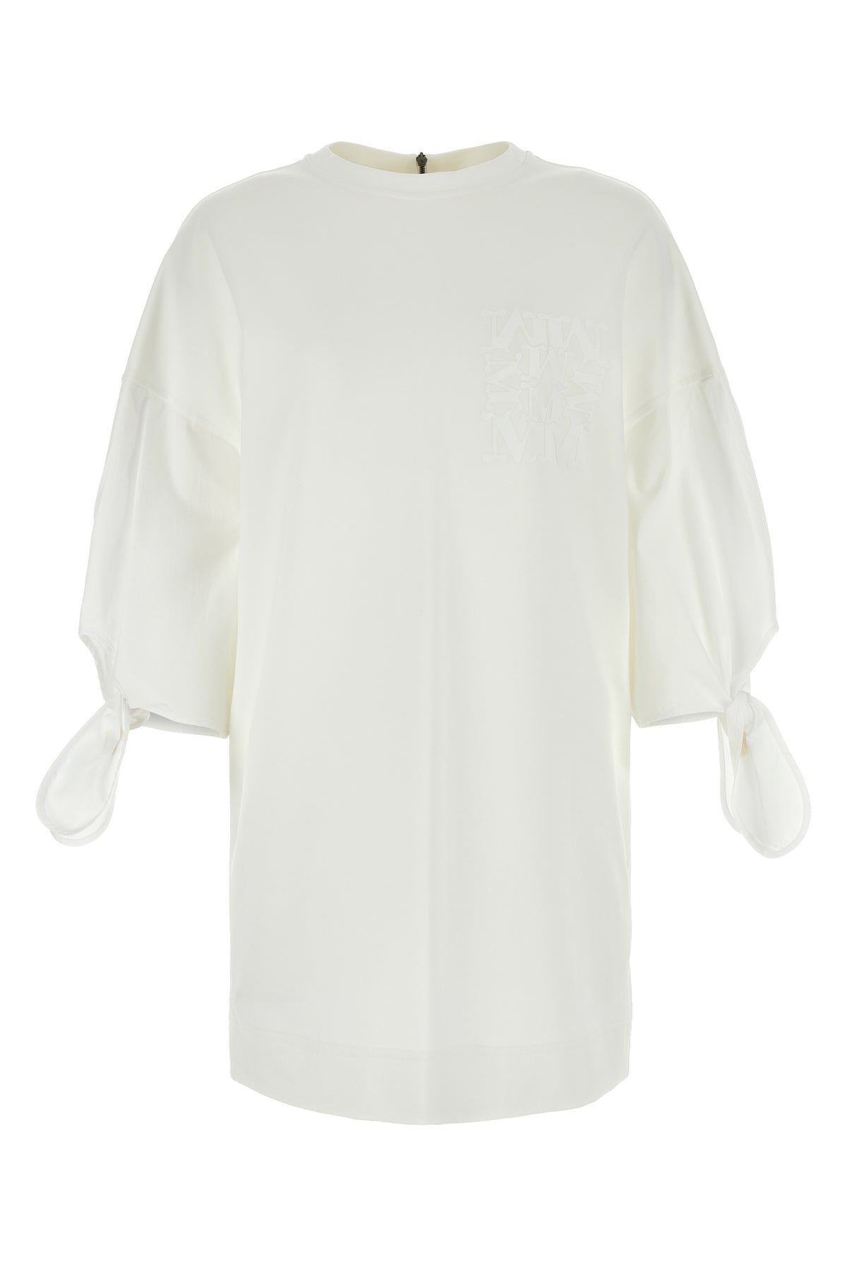 Max Mara Mini abito t-shirt Agora in misto nylon stretch bianco