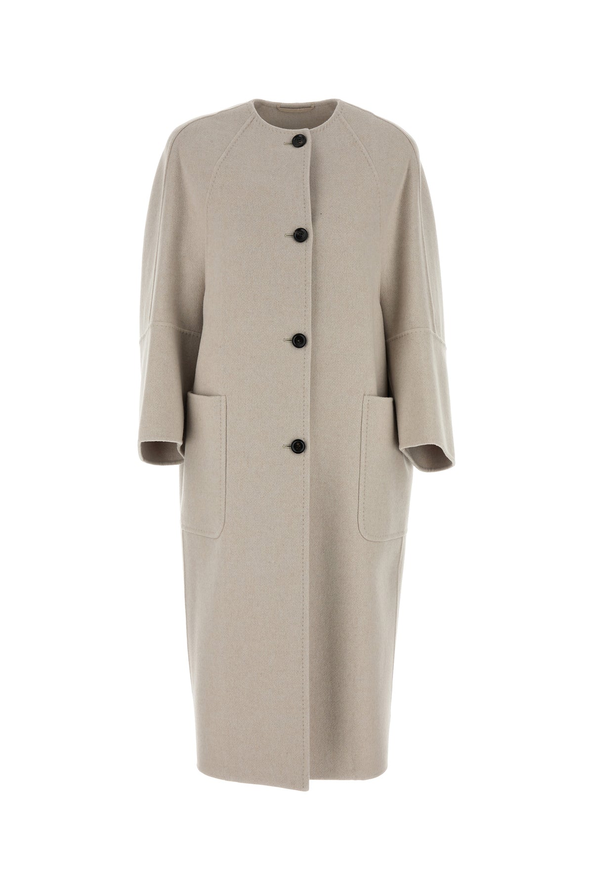 Max Mara Cappotto Album1234 in cashmere sabbia