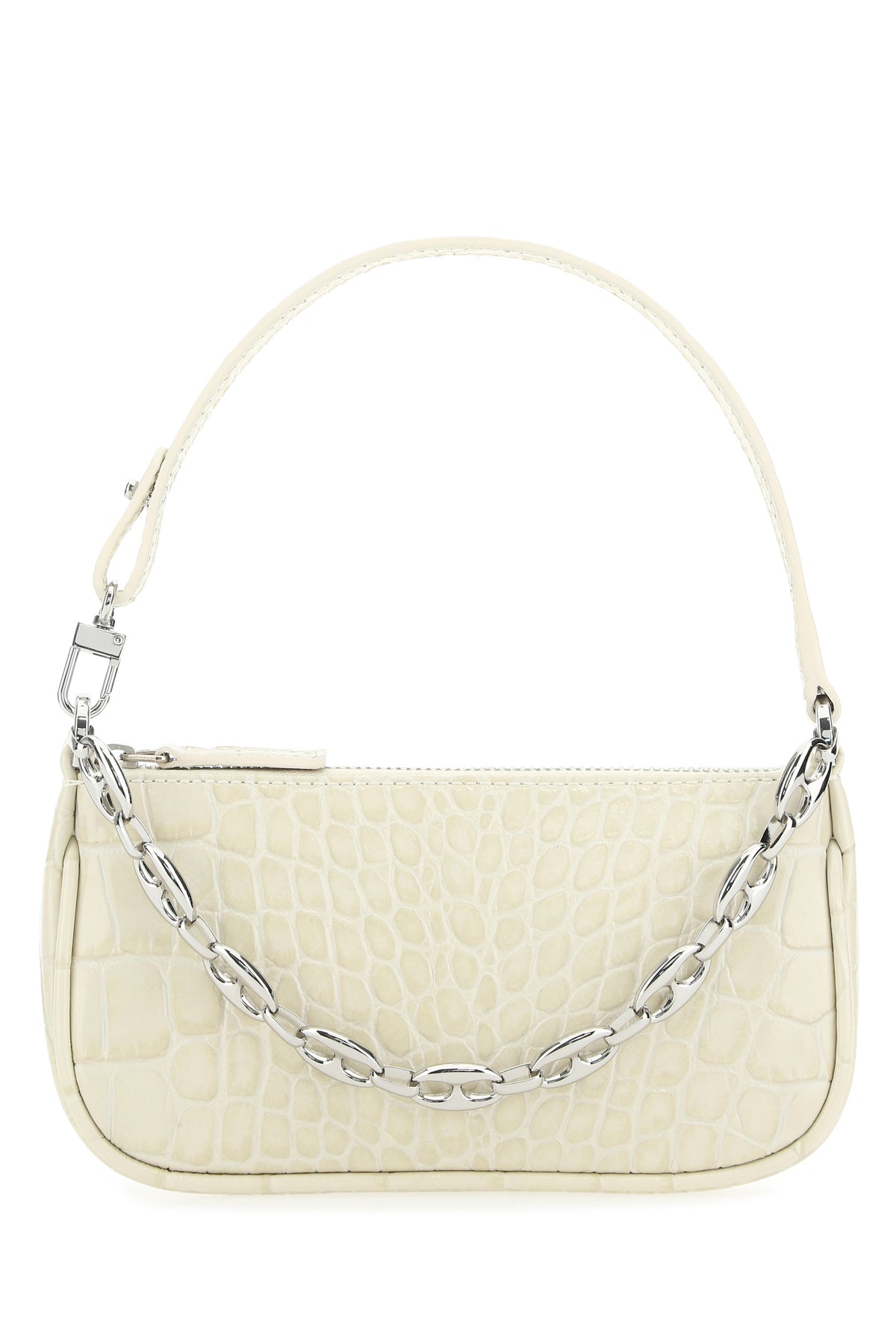 BY FAR Borsa a mano Rachel Mini in pelle avorio