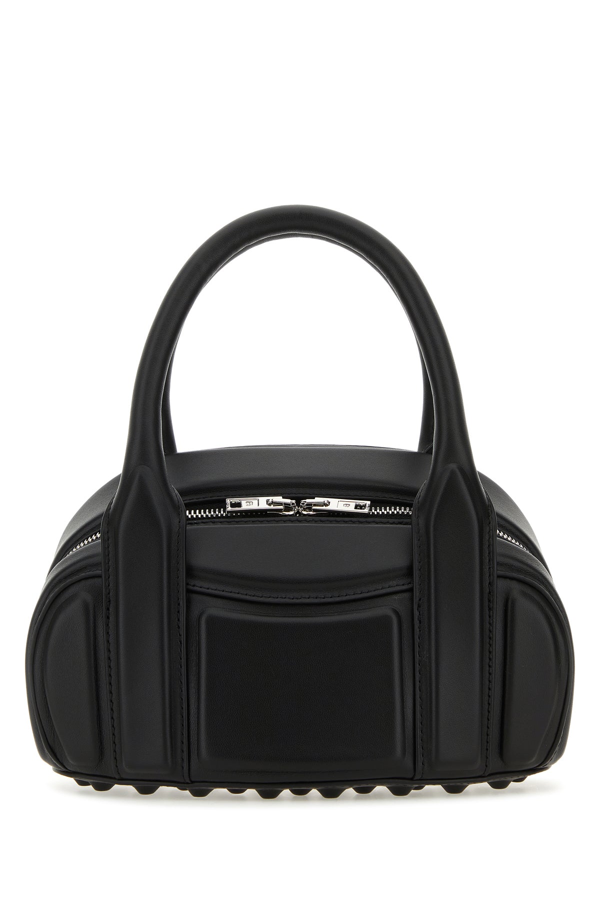 ALEXANDER WANG Borsa a mano Roc piccola in nappa nera
