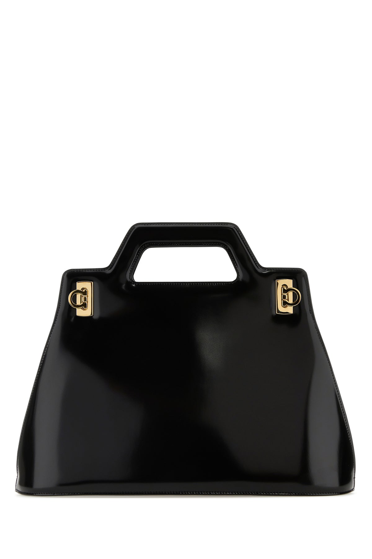 Ferragamo Borsa a mano Wanda M in pelle nera
