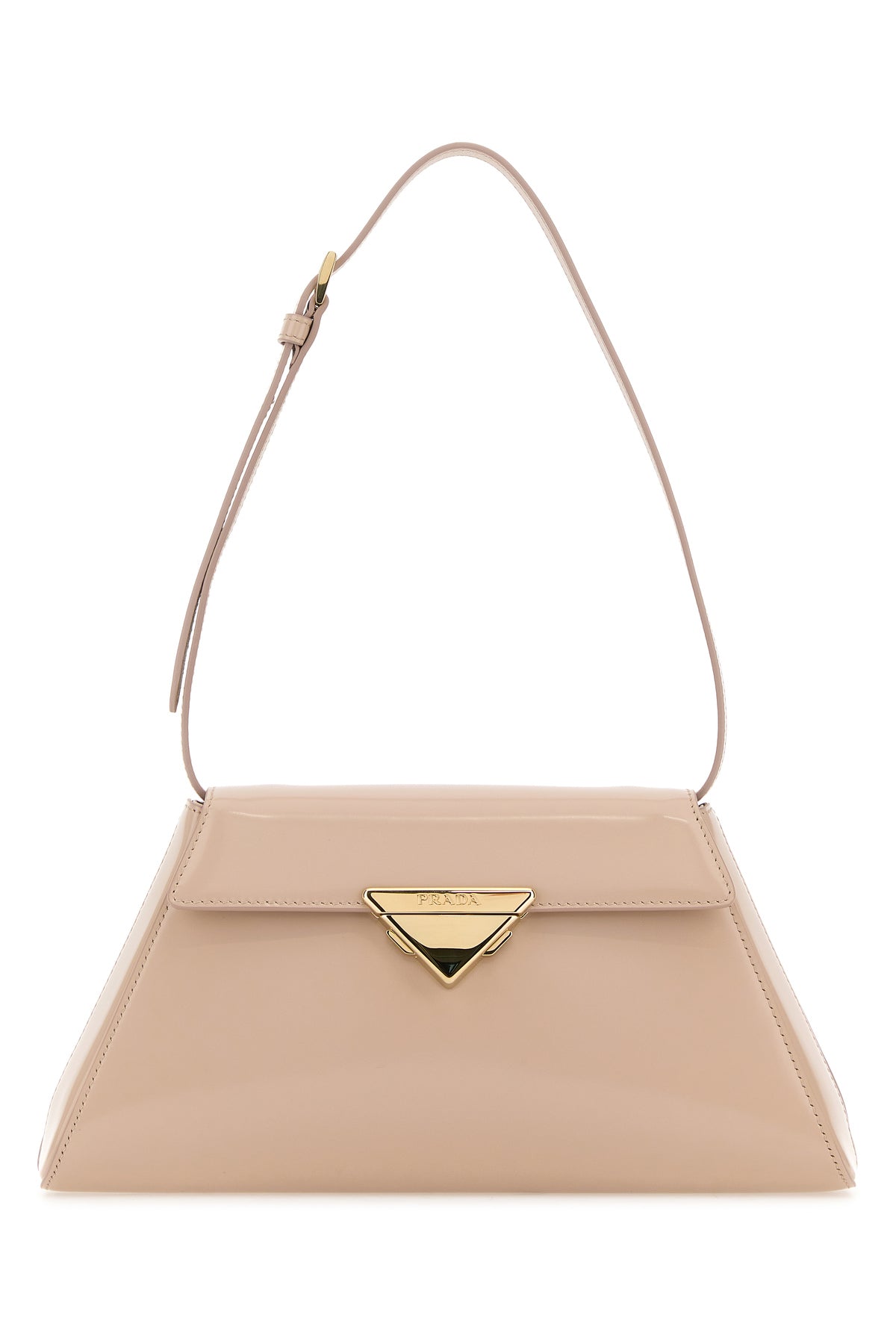 Prada Borsa a spalla in pelle rosa cipria