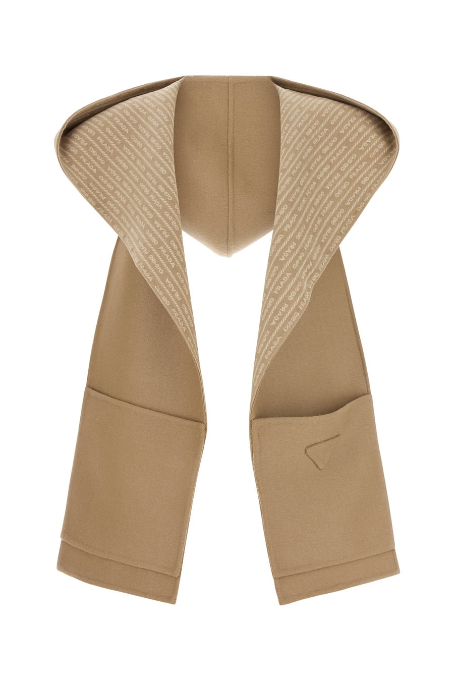 Prada Sciarpa in lana cammello