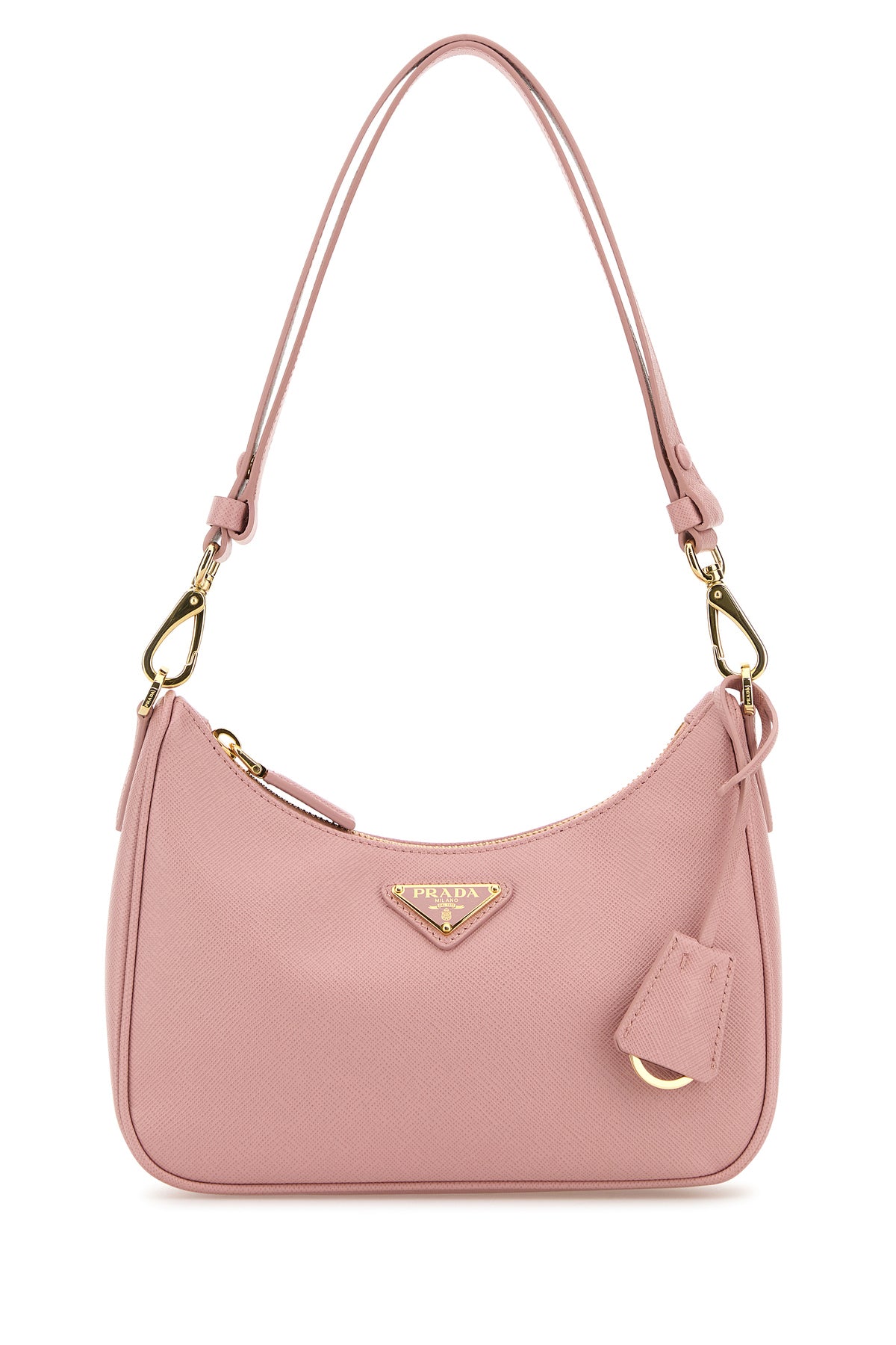 Prada Borsa a spalla Prada Re-Edition mini in pelle rosa