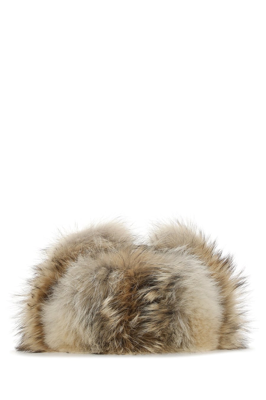 Prada Cappello in nylon e pelliccia