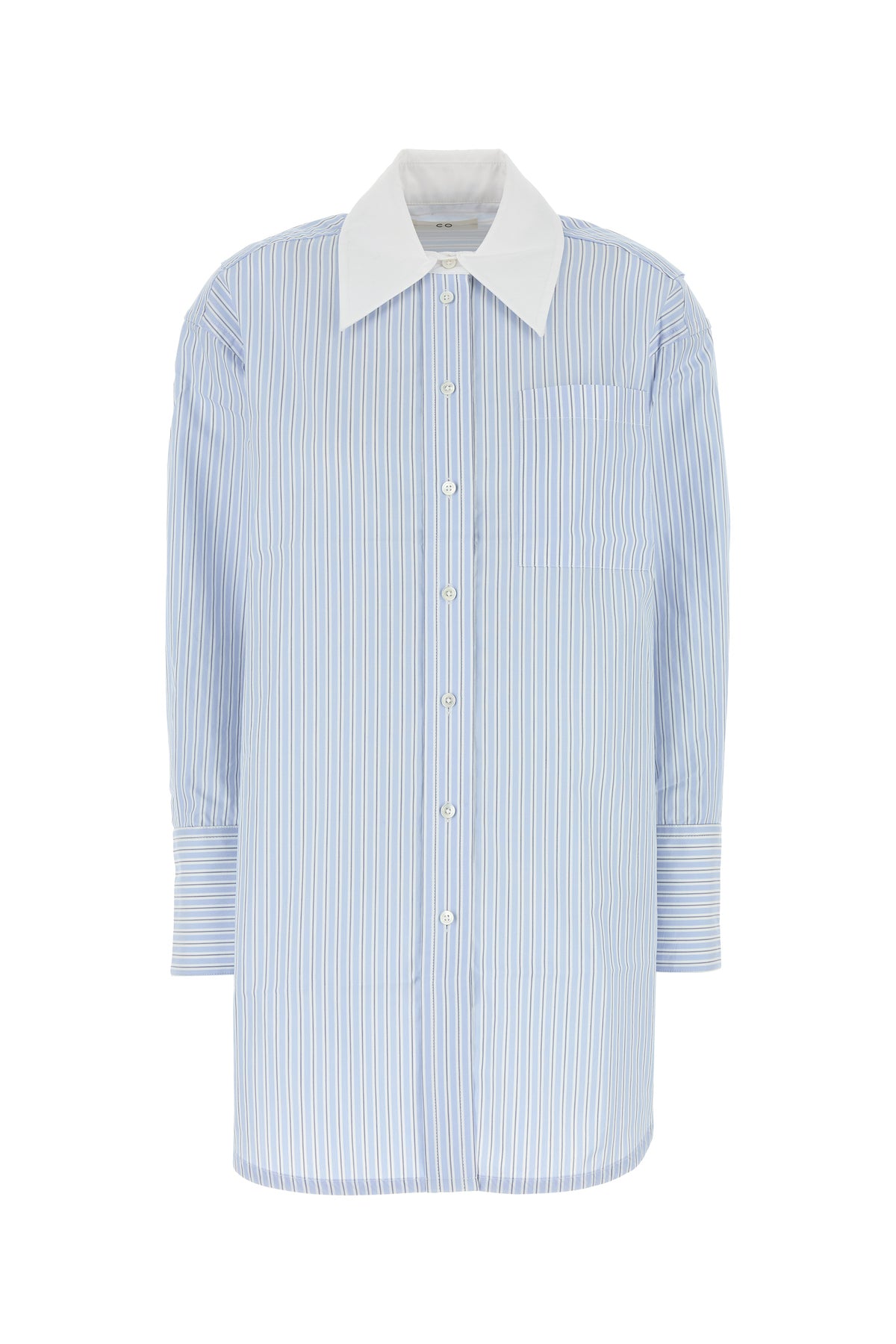 CO Camicia oversize in popeline ricamato