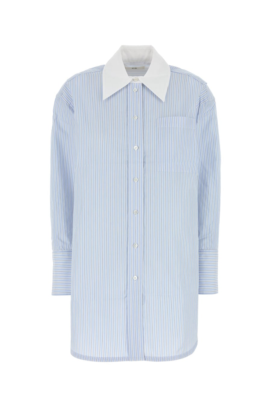 CO Camicia oversize in popeline ricamato