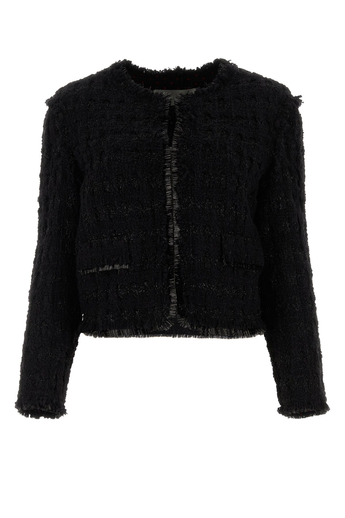 Tory Burch Giacca in tweed nero