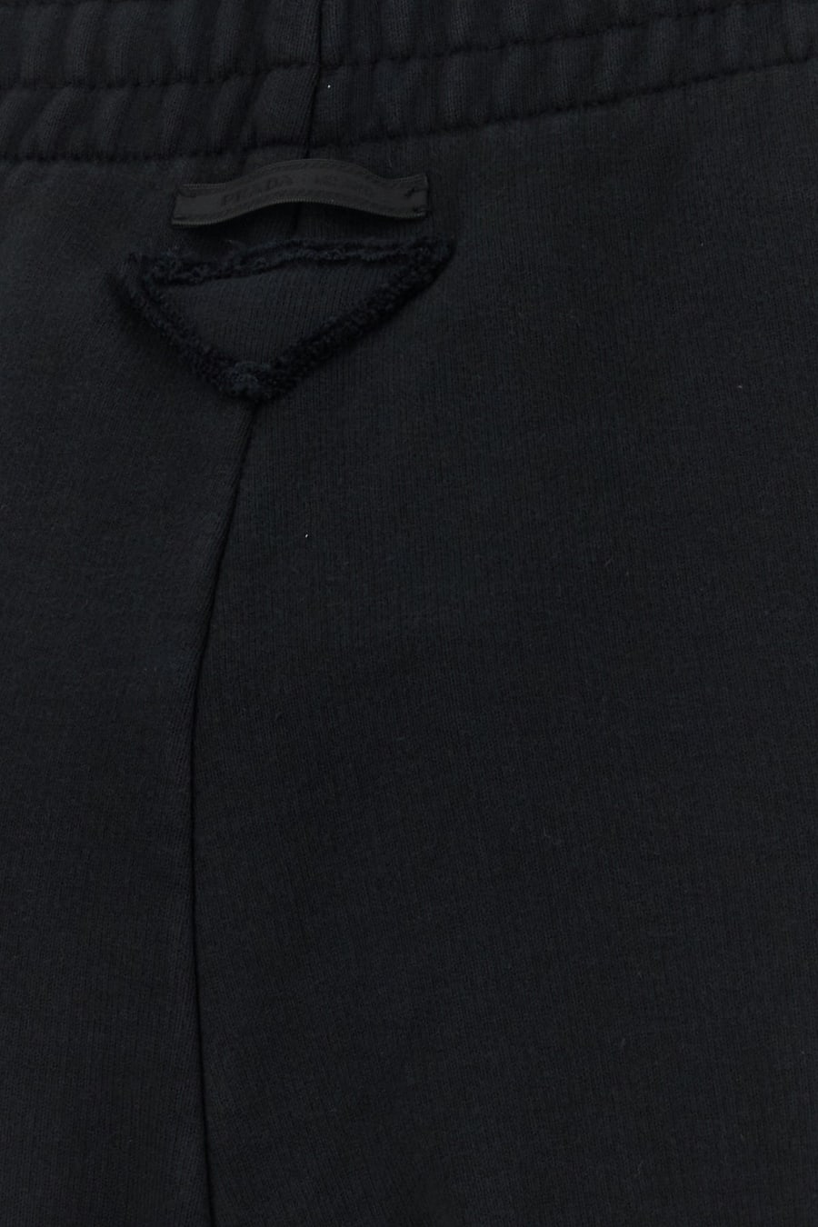 Prada Pantalone jogging in cotone nero, view 3