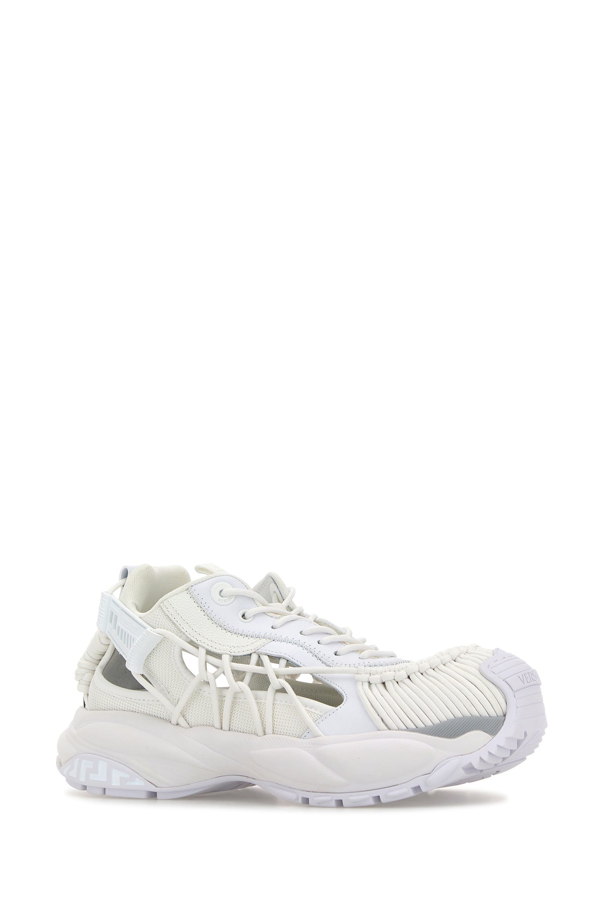 Versace Sneakers Versace Mercury M_VS_01 bianche in pelle e tessuto, view 2