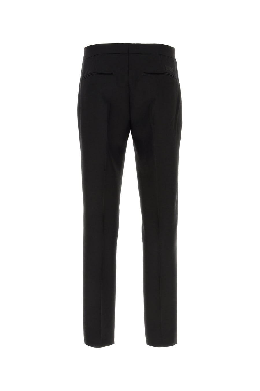Versace Pantalone in misto lana nera, view 2