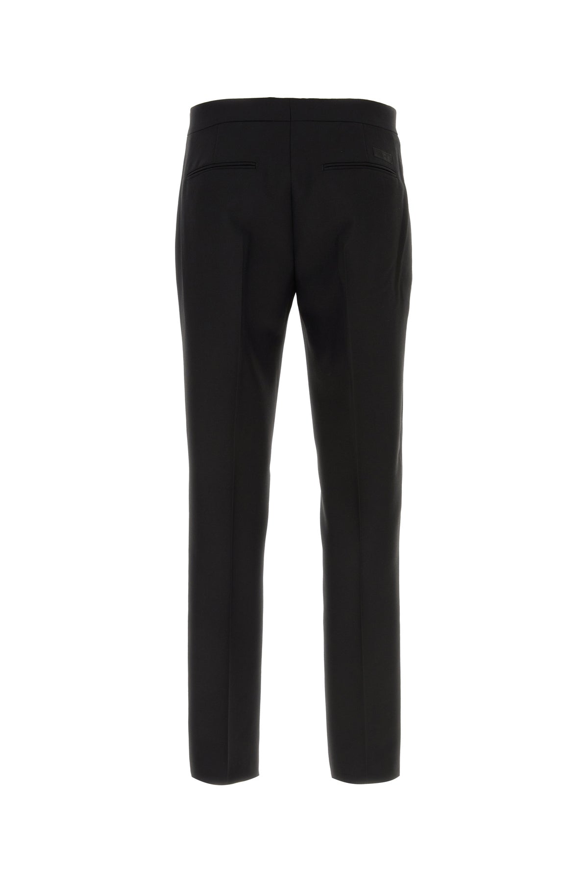 Versace Pantalone in misto lana nera, view 2