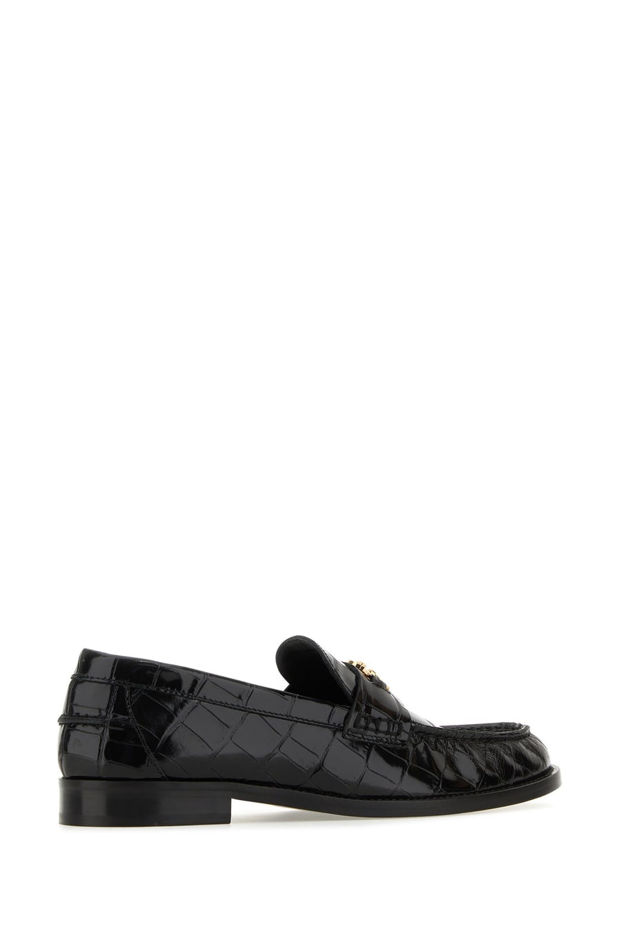 Versace Mocassini Medusa '95 in pelle nera, view 3